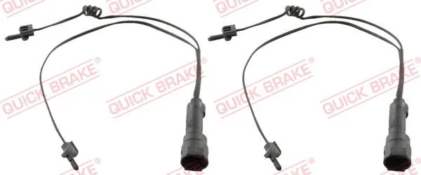 Warning Contact, brake pad wear
